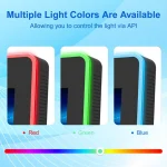 Tableta con barra de estado LED