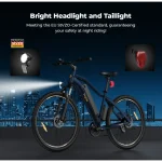 Bicicleta eléctrica con características de seguridad