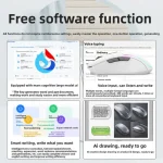 ratón ergonómico recargable