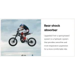 bicicleta eléctrica de neumáticos gruesos