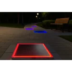 Panel de suelo iluminado