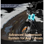 bicicleta eléctrica de doble suspensión