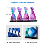 Pantalla cinética personalizable