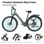 Bicicleta eléctrica para desplazamientos urbanos