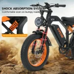 bicicleta eléctrica cómoda