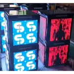 Pantalla LED P4 para reparto en coche