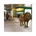Póster de animales en realidad aumentada